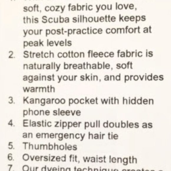 Lululemon Limited Edition Half Zip Scuba Pullover - Picture 9 of 9